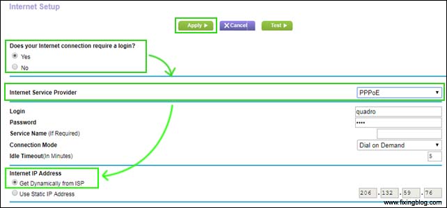 default ip address for netgear router