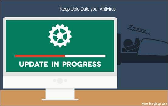 keep uptodate your antivirus