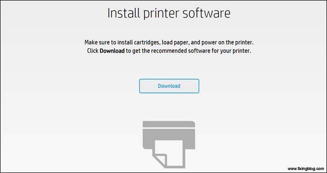 hp printer setup software