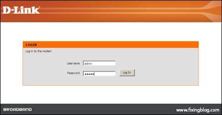 Dlink login