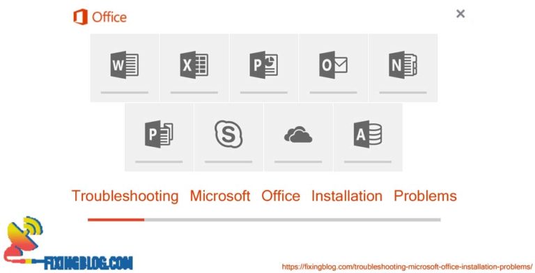 Troubleshooting Microsoft Office Installation Problems  Fixingblog