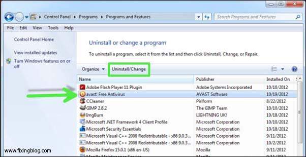 how to uninstall avast antivirus in windows