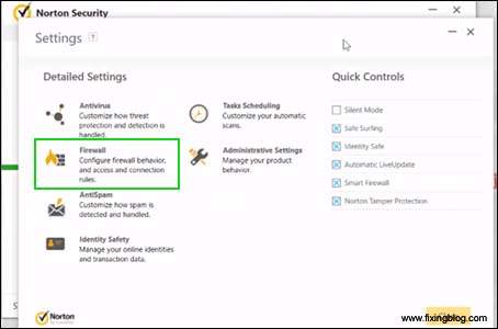 norton firewall