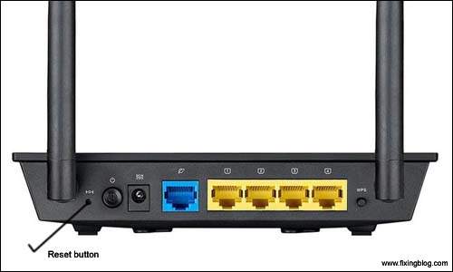 hard reset asus router