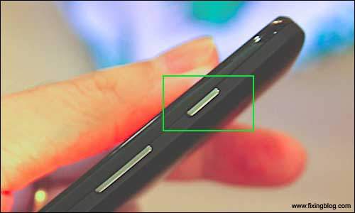 Power key of android phone