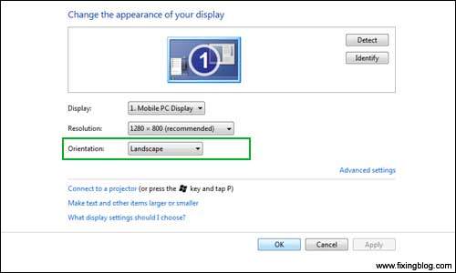 Setup Screen of pc1 1