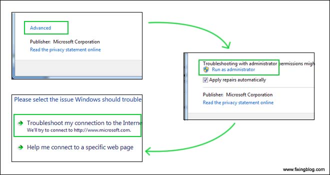 how do i reset my internet connection on my laptop