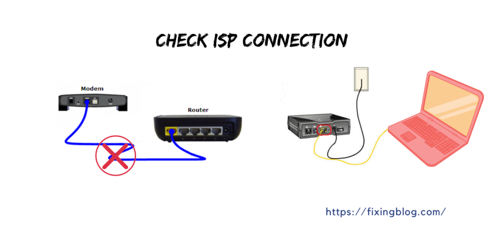 check belkin isp connection