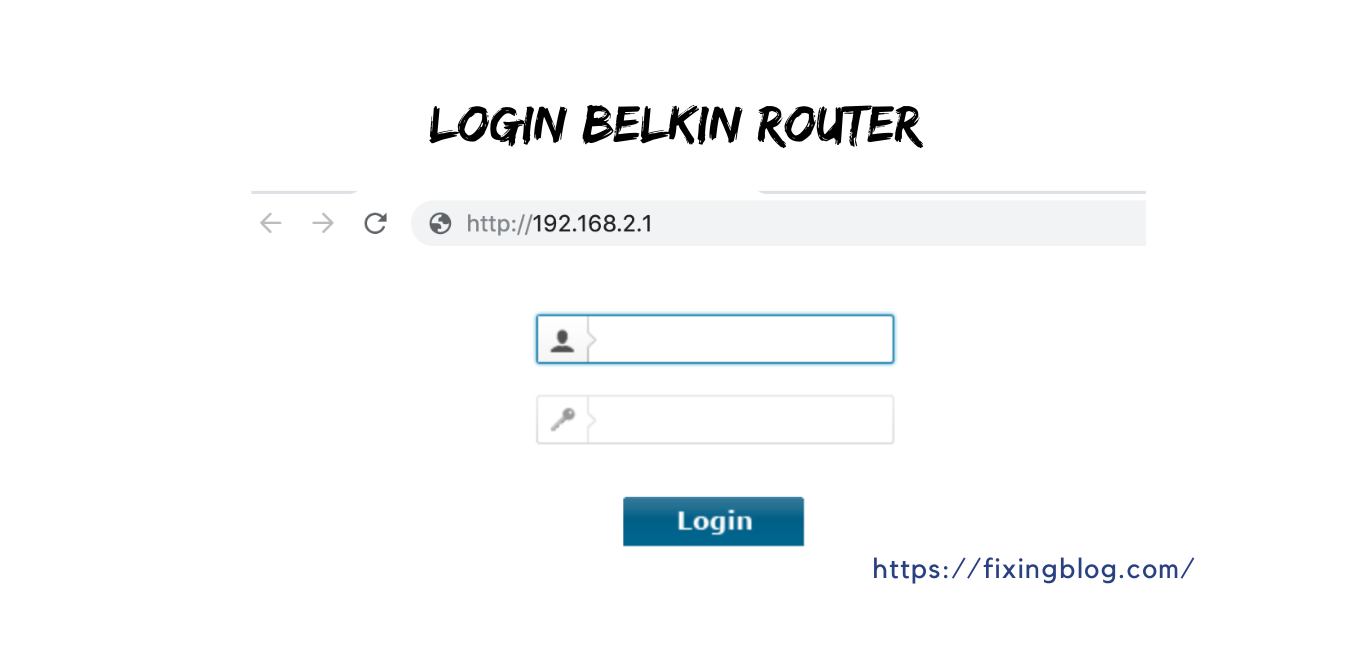 login belkin router 1