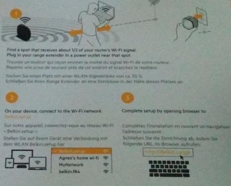 belkin setup manual