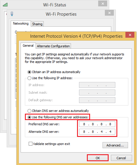 DNS server ip