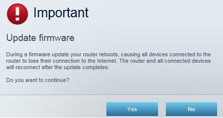 update router firmware