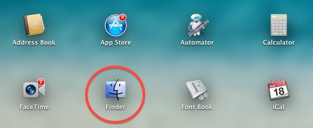 open finder