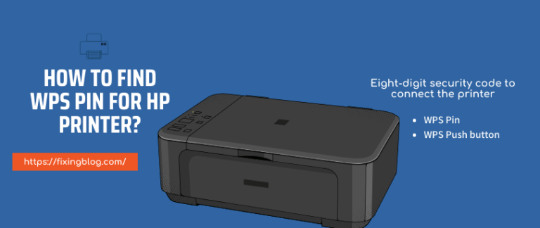 How To Find The WPS Pin On Hp Printer? | Fixingblog