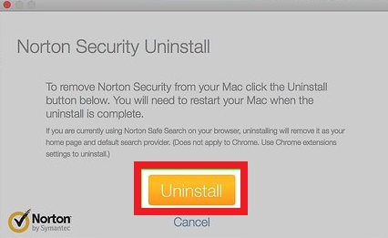 remove Norton security 