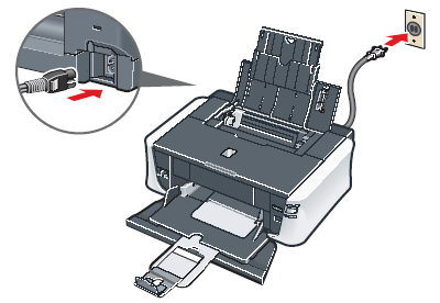 Unplug and Plug in Epson printer
