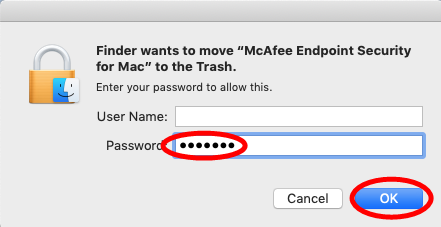 mcafee endpoint protection for mac update already running