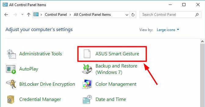 download smart gesture windows 10 asus