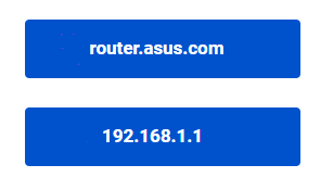 asus router ip login