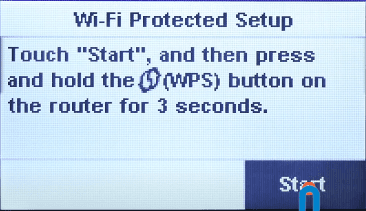 start to connect wps