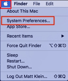 system preferences on mac