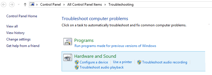 troubleshooting hardware