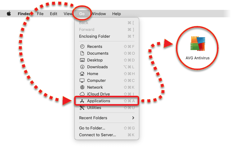 Avg in mac application