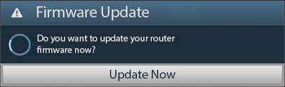 update the router firmware