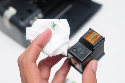 How to clean my HP Ink Cartridge