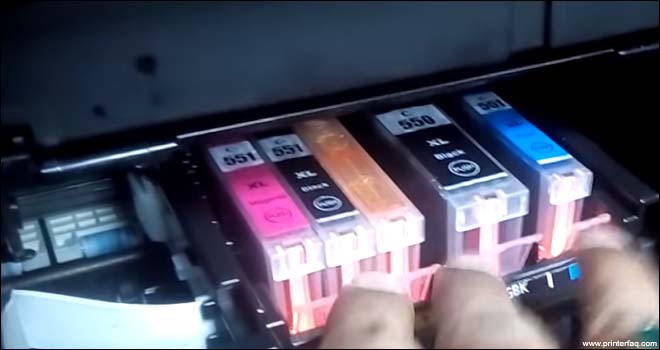 Install ink cartridge