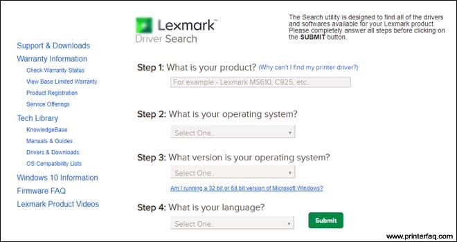 download Lexmark printer driver