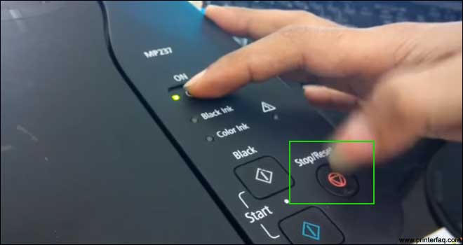 Reset canon Wireless Printer