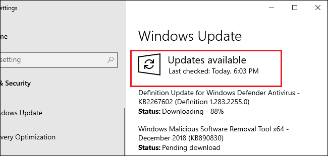 windows update