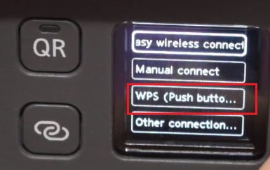 canon printer wps method