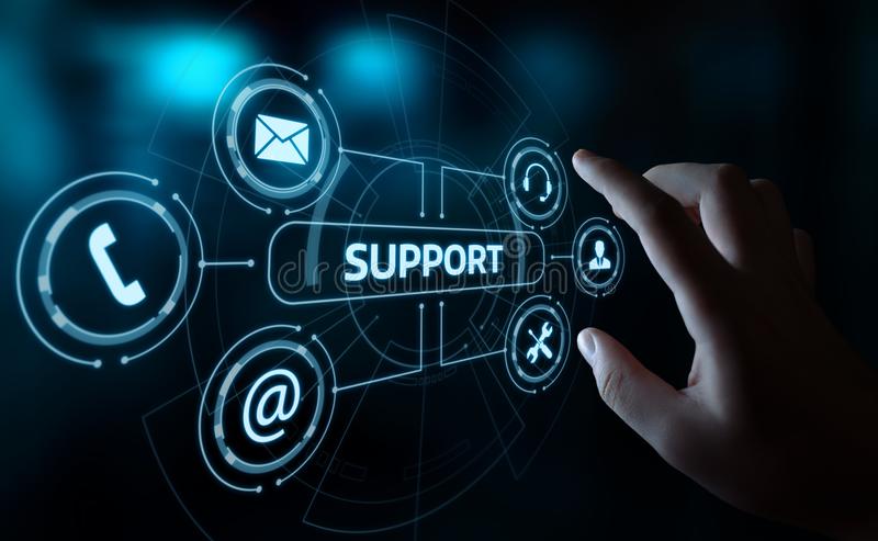 technical support center customer service internet business technology concept technical support center customer service internet 119668737